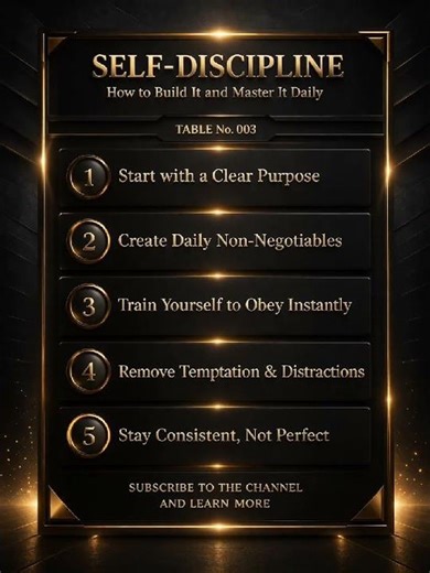 How to Build Self-Discipline That Actually Lasts