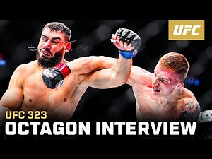 Greatest Minute In UFC History? | Iwo Baraniewski Octagon Interview | UFC 323
