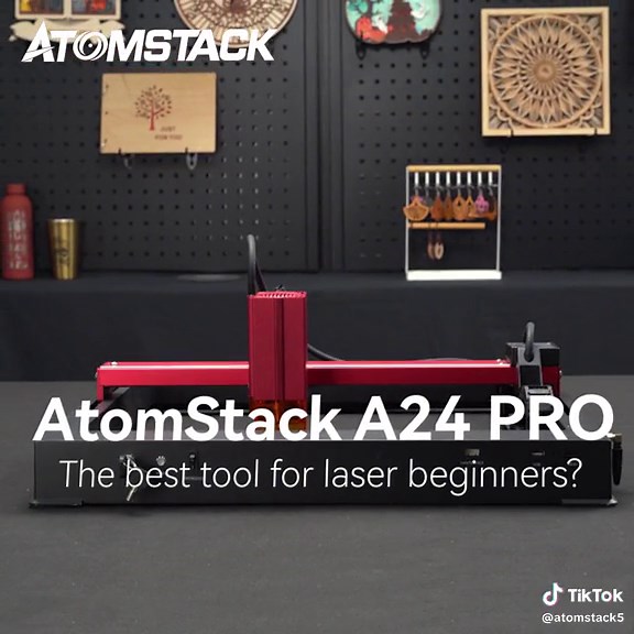 AtomStack A24 PRO The best tool for laser beginners Get your AtomStack A24 PRO now! 🔥🔥🔥