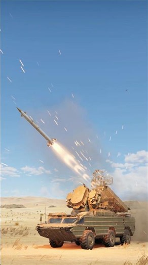 M163 Vulcan fires MIM72 Chaparral at IL2 🔥🚀 #M163 #Chaparral #IL2 #Strike #Sim #War #Jet #Combat