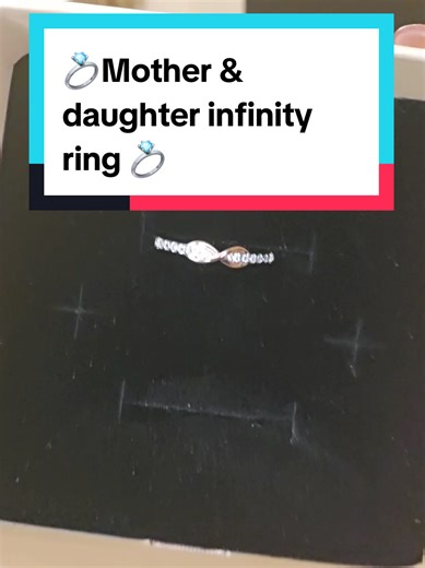 💍Mother & daughter infinity ring 💍 #rings #giftformum #daughtergift #jewellery #925silverjewelry