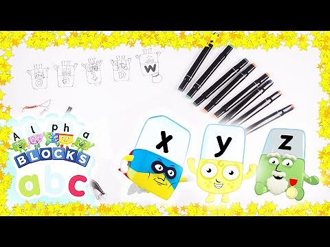 ‪@officialalphablocks‬- Make your own Alphablocks Keyring! | DIY | Phonics