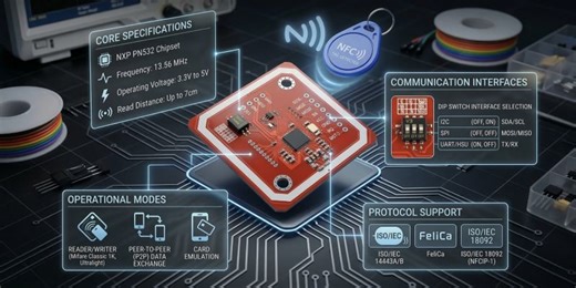 NXP PN532 RFID/NFC Breakout Board for IoT and Embedded Systems | ATHUL M J posted on the topic | LinkedIn