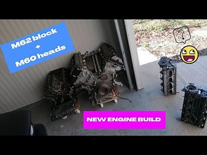 BMW V8 m60/m62 full engine build timelapse (part one)