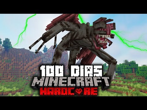 🟥Sobreviví 100 Días en un APOCALIPSIS de BICHOS en Minecraft HARDCORE...Esto fue lo que Pasó