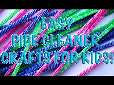 DIY: HOW To MAKE 4 UNIQUE HOMEMADE Creative Pipe Cleaner Crafts!