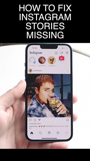 How To Fix Instagram Stories Missing