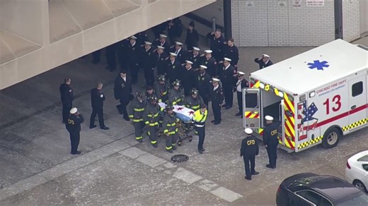 Community honors fallen Chicago firefighter in procession