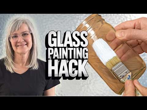 This Simple Trick Makes Paint Stick to Glass Forever