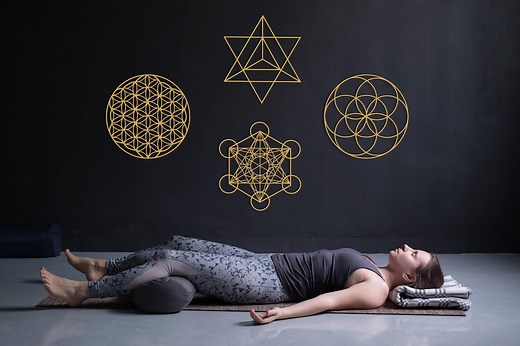 Sacred Geometry Metal Wall Art Set of 4, Home Meditation Metal Yoga Wall Decor, Zen Metal Home Decor, Flower of Life, Metatron Cube Wall Art - Etsy