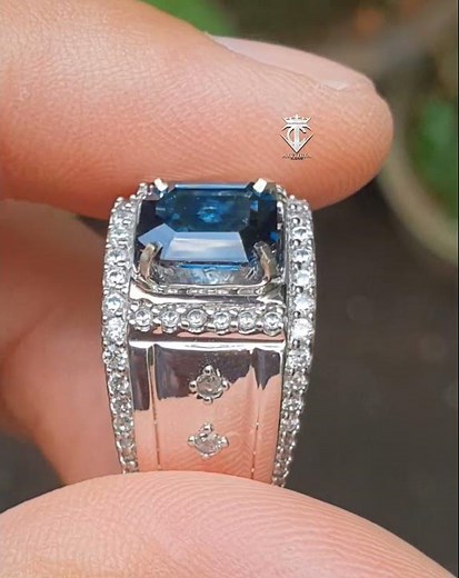 Exquisite Gems Natural COBALT Blue Spinel Burma Myanmar 2.12 Ct NTE Login Certified