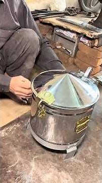 Turning Flat Steel Sheets into Heavy-Duty Corrugated Storage Boxes | Amazing Metal Forming Process