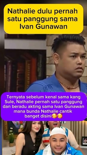 Nathalie acts with Ivan Gunawan #nathalieholscher #sule #ivangunawan