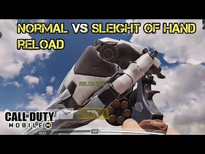 All weapon Normal vs Sleight of hand reload animations in COD Mobile | Call of Duty Mobile
