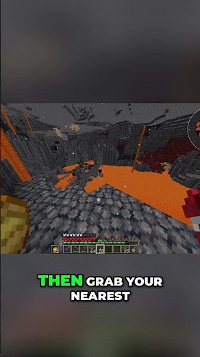 Minecraft: Find Ancient Debris FAST (Dangerous Cheating Method!) #shorts