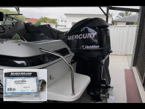 Change an outboard thermostat - Mercury Optimax 75hp / 90hp/ 115hp