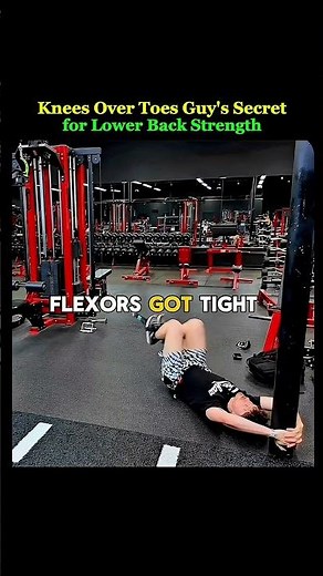 Knees Over Toes Guy's Secret for Lower Back Strength 🔥 ‪@lowbackability‬ #backpain #exercise