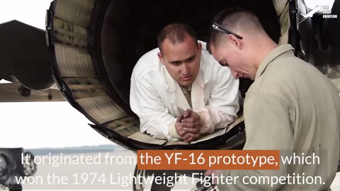 US Powerful F-16 Creates Mini Tornado Before Takeoff