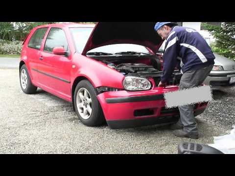 VW GOLF Kotflügel tauschen