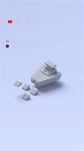 Star Destroyer | LEGO timelapse build #starwars #satisfying