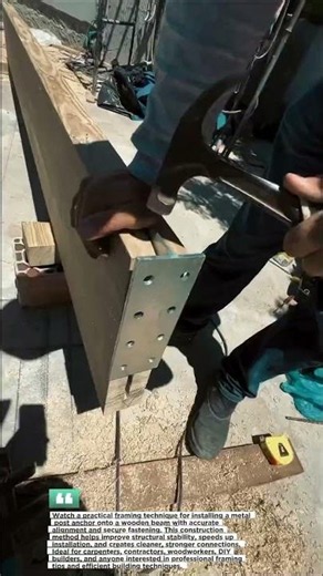 Perfect Post Anchor Installation Guide Today #Construction #Carpentry #DIY