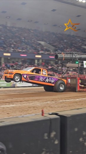 Lil Whip pulling in Louisville at @kynfms '25 #truckpull #tractorpulling #texas #horsepower #supercharged | Pulling Texas