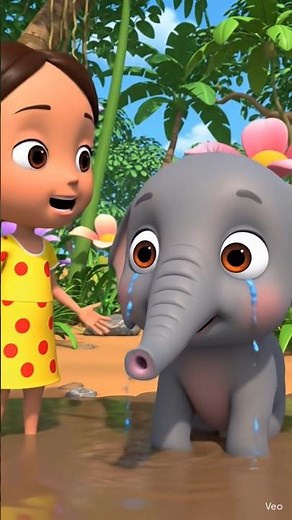 hathi raja Elephant Stuck in Mud Rescue 🐘 | hathi wala cartoon | Funny Animation #shorts