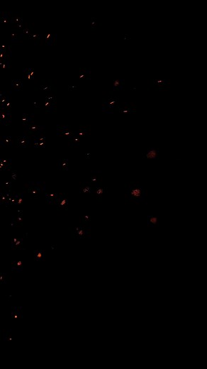 Mesmerizing Fire Particles Overlay Video