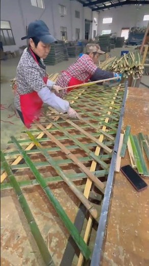Bamboo Fences making process #shorts