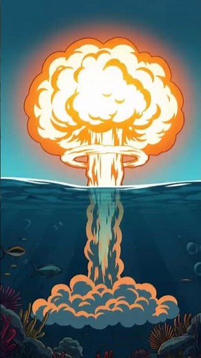 💥 The First Underwater Nuclear Explosion | Bikini Atoll 1946 Explained#BikiniAtoll#BakerTest #Atomic