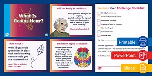 What Is Genius Hour? Editable PowerPoint & Google Slides