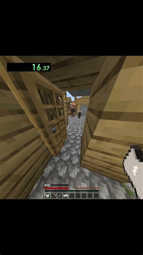 Minecraft Iron Armor Speedrun in 46.78s 🔥 #minecraft #ironarmor #gaming #minecraftshorts #speedrun