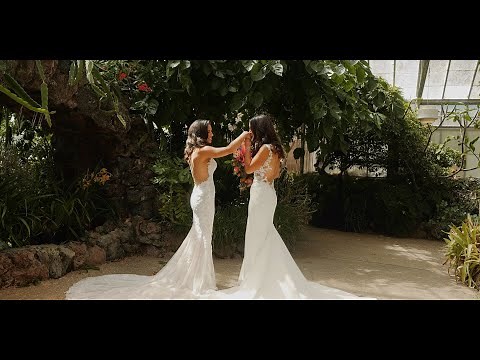 The insanely beautiful wedding of Natalie + Lauren - Dos Pueblos Orchid Farm // Santa Barbara, CA.