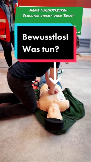 Bewusstlose Person - Was Tun? #erstehilfe #cpr #reanimation #diy #firtaid #help #emergency #notfall
