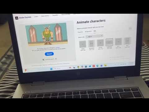 How to use Adobe express animation