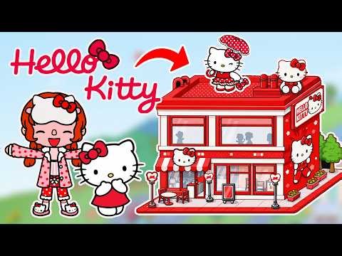 NEW UPDATE! 😱 HELLO KITTY New Free Shopping Center Makeover in Toca Boca ✨🏡 | SanSan Toca Channel