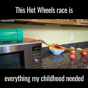 96M views · 19 reactions | One of the most enjoyable videos I've ever seen.. Hot Wheels meets Mario Kart!  by Mark Rober | UNILAD | Facebook