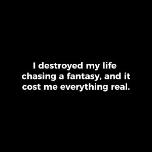 26K views · 195 reactions | I destroyed my life chasing a fantasy, and it cost me everything real. | Storytime Reddit | Facebook