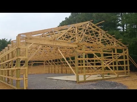 Dream Pole barn update July 4, 2016 Amish Built!