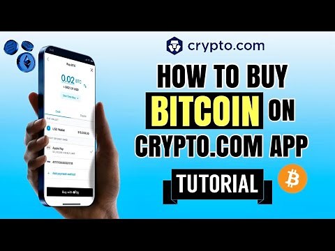 How to BUY Bitcoin on Crypto.com App for Beginners | $BTC | Tutorial