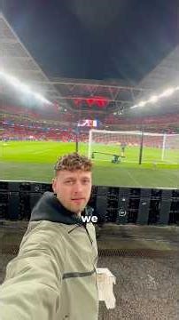 PITCHSIDE AT WEMBLEY! #nike #football #soccer #worldcup