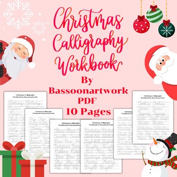 Christmas Calligraphy Workbook