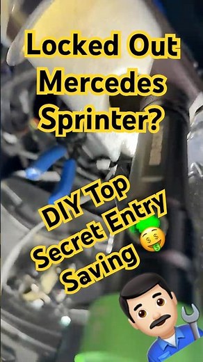 Mercedes Sprinter Locked Out? Top Secret Method to Open Hood Latch From Under Vehicle!