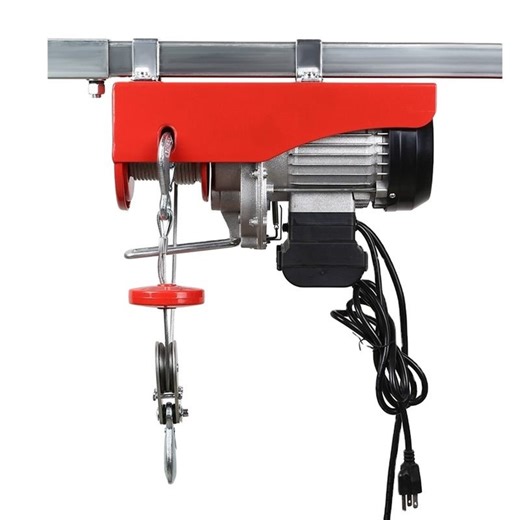 PA200 Electric Chain Hoist 12m Lift 200kg (440 Lbs)Capacity, CE & ISO Certified, for Factory Warehouse Construction Lifting