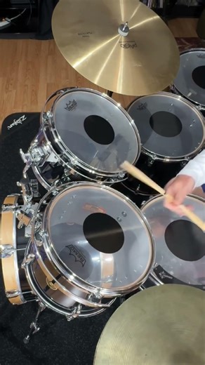 A 3:5 Polyrhythm Hybrid #drums #gretschdrums #drummer #polyrhythms #drumming