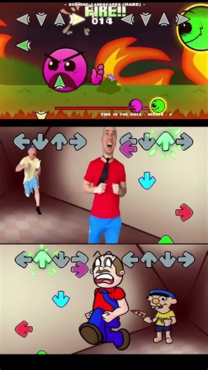 Join Jeffy in Geometry Dash – FNF Mod Gameplay Adventure! #shortsviral #fnf