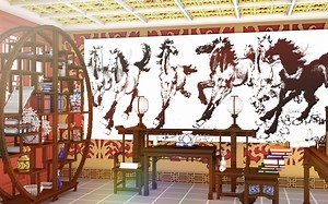 【Minecraft】手工像素图 | 八骏图