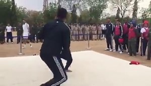 6.9M views · 48K shares | Spent my day off in Hyderabad with the new IPS officer recruits. Fun interaction, volleyball & a combat ends the day! | Akshay Kumar | Facebook