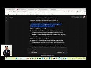 Crea guías pedagógicas modelo PTA con IA