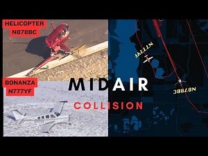 Bonanza Collides with Helicopter on Final Approach; Pilots Miraculously Survive #atc